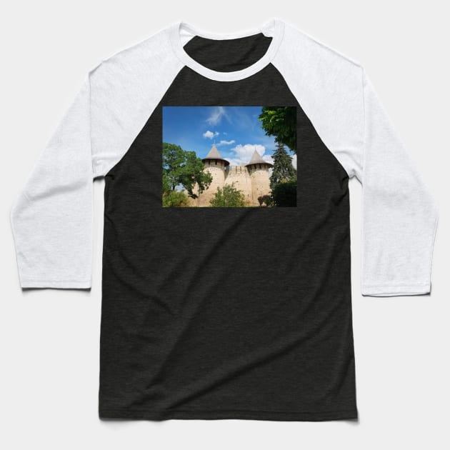 Soroca Fort Baseball T-Shirt by psychoshadow